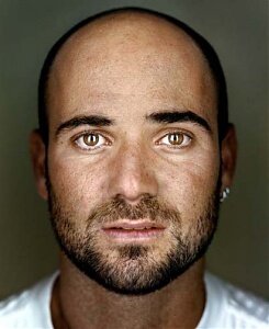 Martin Schoeller: Andre Agassi, 1998